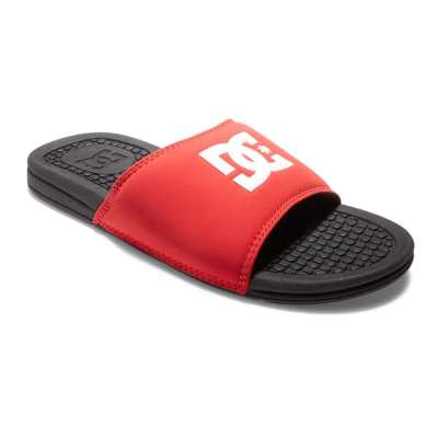 Men's Bolsa Slides - BLACK/RED