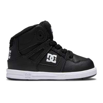 Toddler's Pure Hi High Shoes - BLACK/WHITE