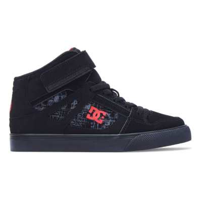 Kid's Star Wars | DC Shoes Pure HI High-Top Shoes - BLACK/RED/BLACK